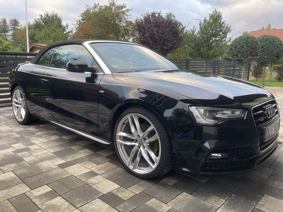 A5 Cabrio 2X sline bezwypadek 2.0 TDI