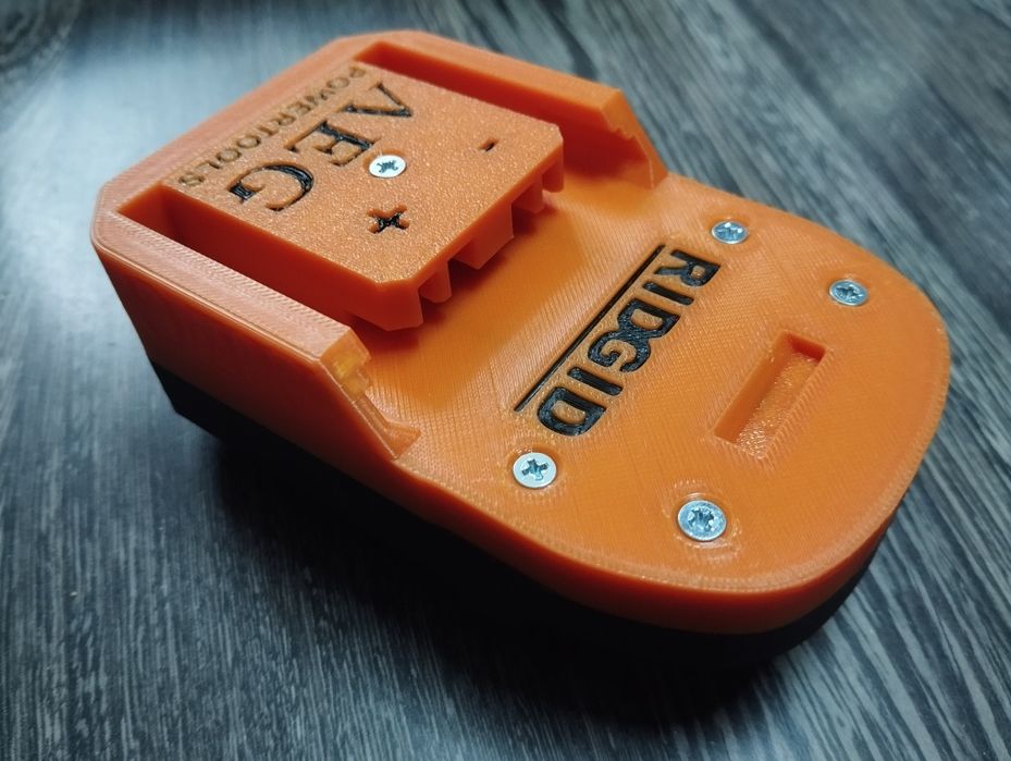 Адаптер перехідник акумулятор Ridgid AEG на інструмент Dnipro-M 20V