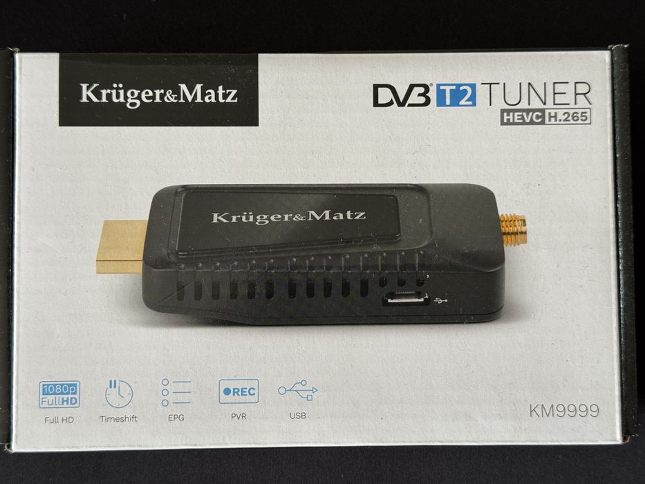 Tuner dekoder DVB-T2 DVB-T USB do telewizji naziemnej auta kampera TIR