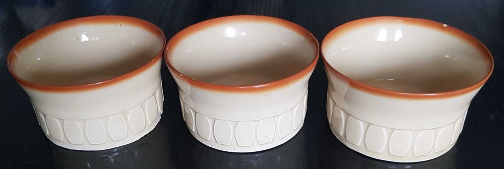 Miseczki Bulionówki PRL 3 szt.