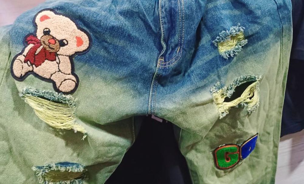 Креативные джинсы мужские