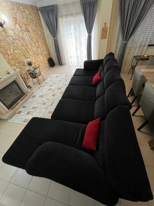 Sofá com 4 lugares mais o chaise longue