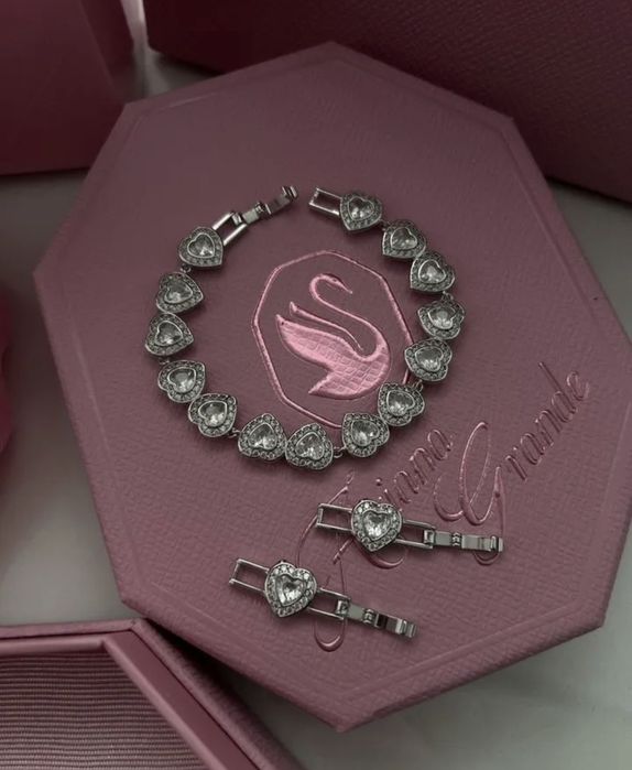 Браслет Swarovski сердечка swarovski ariana grande