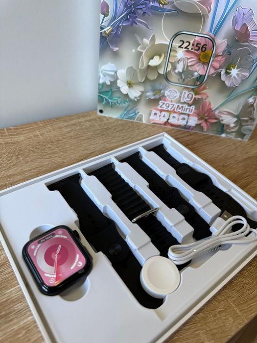 Smartwatch Mini Kit Completo — Relógio Inteligente com Pulseiras Extras e Carregador