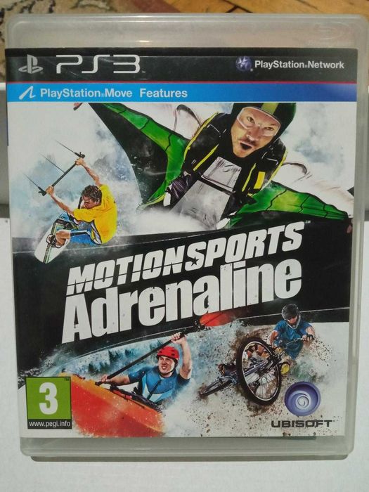 Gra MOTIONSPORTS ADRENALINE PS3 motionsport sporty ekstremalne