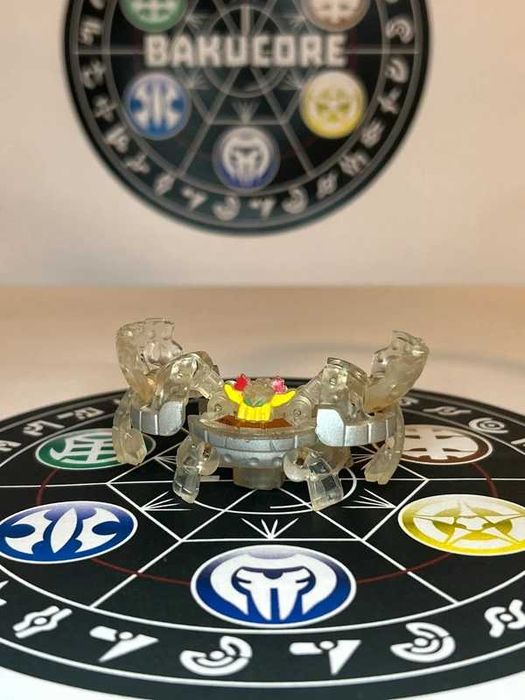 Bakugan Thunder Wilda Translucent Clear Crystal