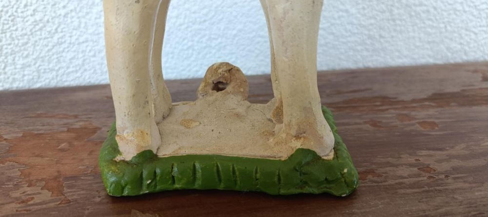 Boneco barcelos antigo apito e paliteiro