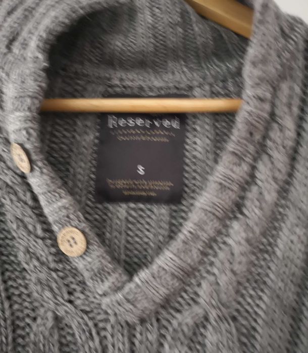 Sweter szary - rozmiar S - Reserved