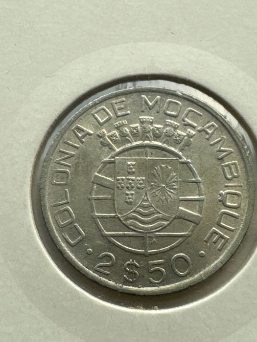 Moeda de 2$50 Moçambique 1938