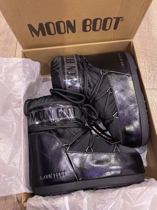 Мунбути Moon boot чорні