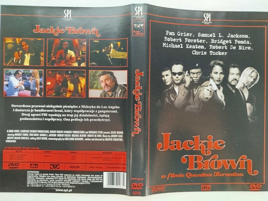 Jackie Brown DVD L.Jackson Grier Forster Fonda Keaton De Niro