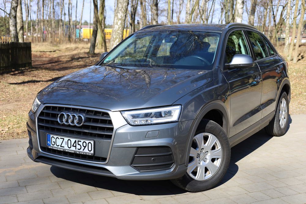 Audi Q3 2.0 TDI 2017r LED Navi Hak Perfekcyjny stan Wyjątkowy kolor