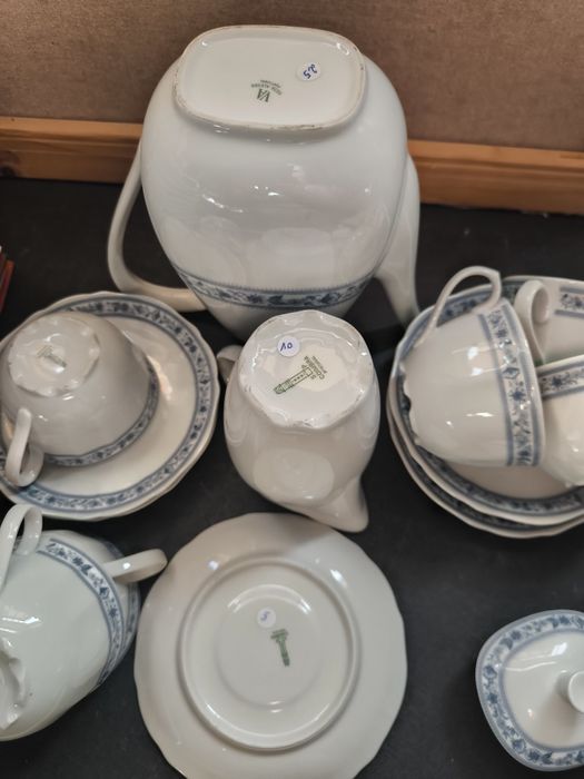 Conjunto Chá - Porcelana Azul