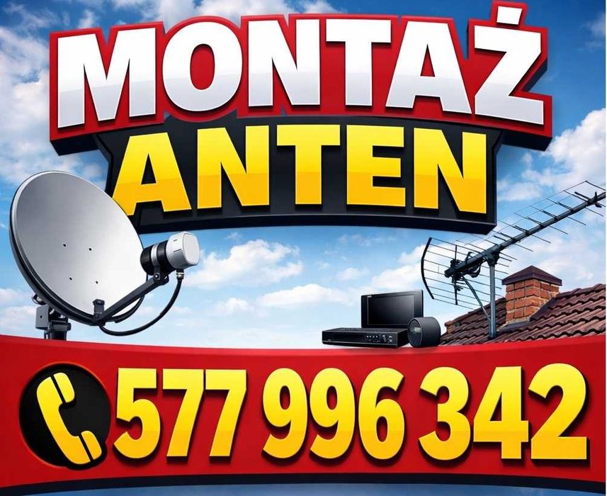 Montaż Ustawianie anten satelitarnych DVBT Bytom Piekary Śląskie