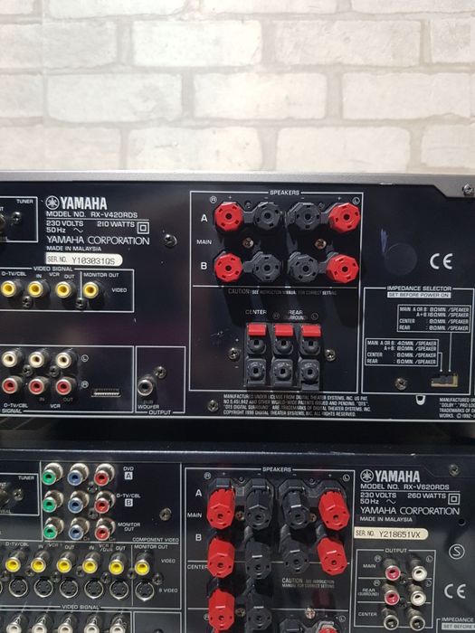 Пульт!5.1АV Стерео ресивер Yamaha RX-V420/620 +1.,   5x130Вт б/у з  Ні