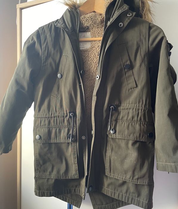 Parka jesienna/zimowa Zara 122 dla chłopca