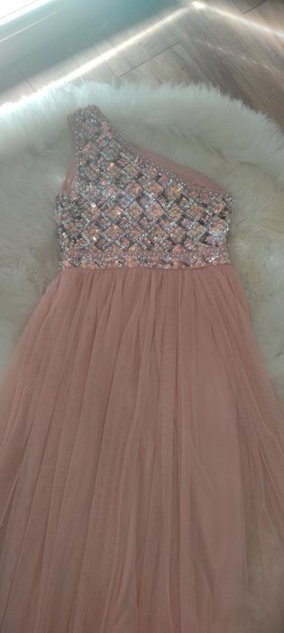 Sukienka tiulowa cekiny Asos M/L