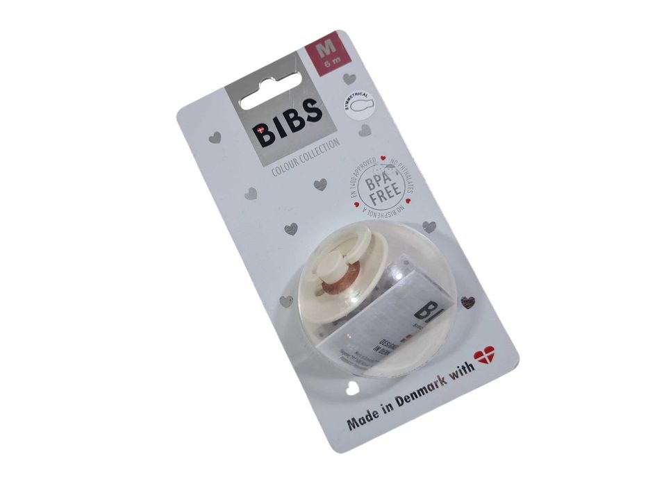 Smoczek BIBS M 6m+ biały