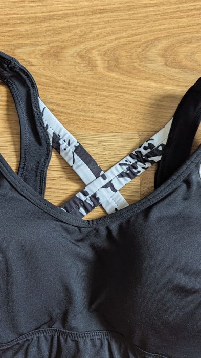 Sportowy biustonosz czarny