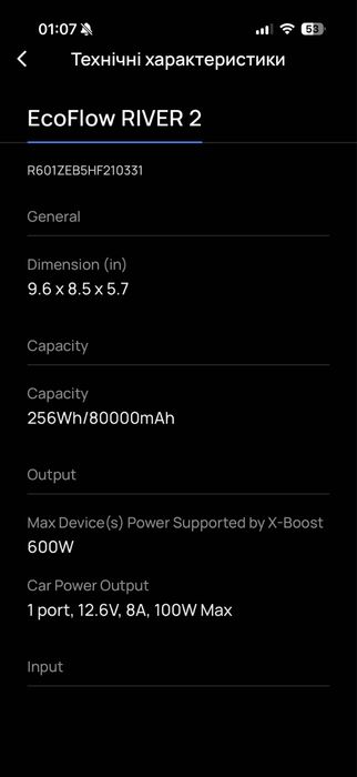 EcoFlow River 2 (EU версія) 256 Вт·год