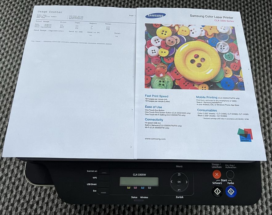 Urządzenie wielofunkcyjne Samsung CLX-3305W