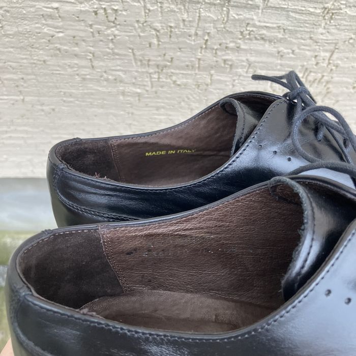 Мужские класические кожаные туфли, р43-43,5, Италия