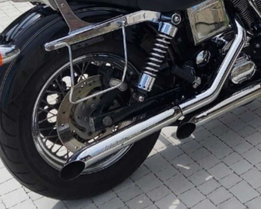 Harley Sportster Xl Dyna tłumiki wydechy basowe akcesoryjne komplet