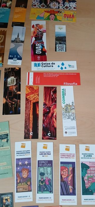 Marcadores de livros, novos