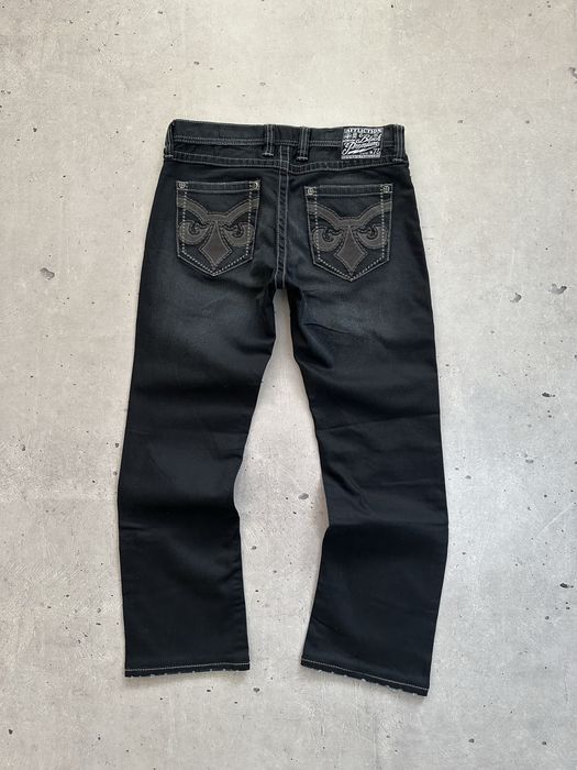 Affliction ACE Y2K Jeans Pants Original чоловічі джинси авангард