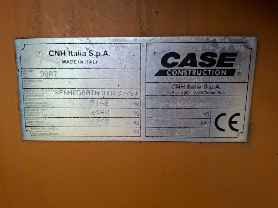 Koparko-ładowarka CASE 580T