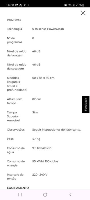 Máquina de lavar loiça Whirlpool