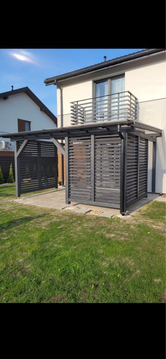 Zadaszenie tarasu wiata pergola ruchome deseczki taras altana