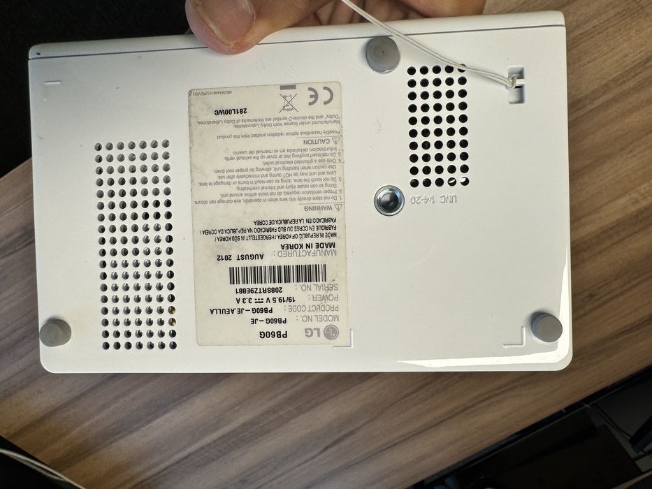 Projetor LG Mini HDMi PB60G