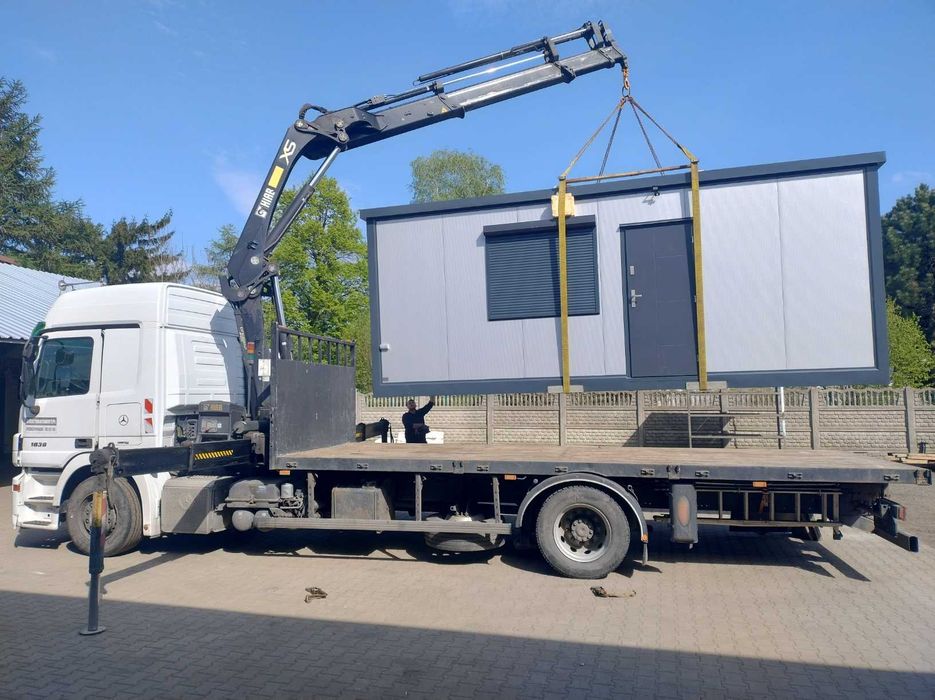 Kontener szatniowy socjalny WC+ prysznic+ jadalnia 21m2