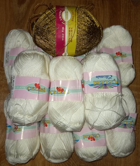 Нитки акрил та віскоза