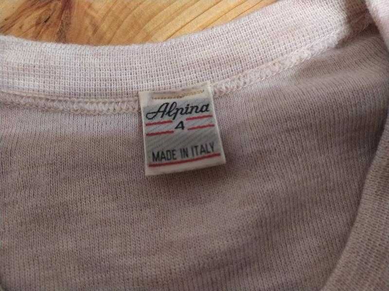 Термобелье верх унисекс полушерсть Alpina  Италия