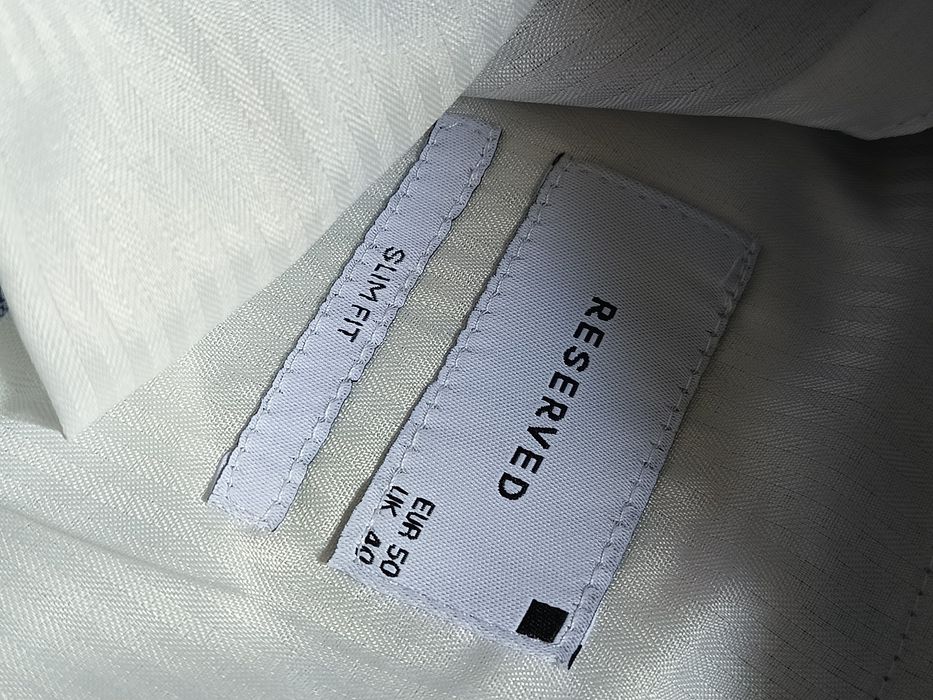 Garnitur męski niebieski