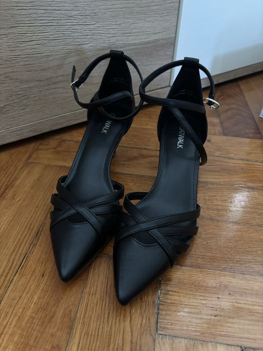 NOWE czarne szpilki Catwalk r. 38 Czółenka 140 zł w sklepie