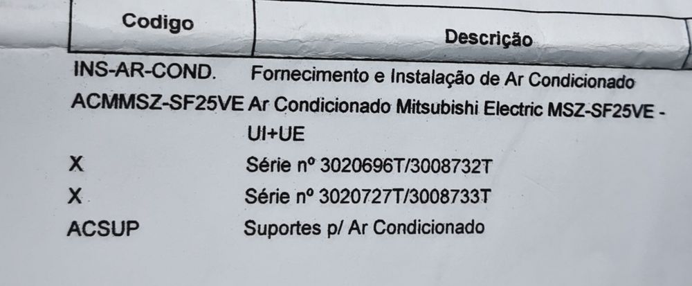 Vendo 2 máquinas exteriores de AC, marca Mitsubishi