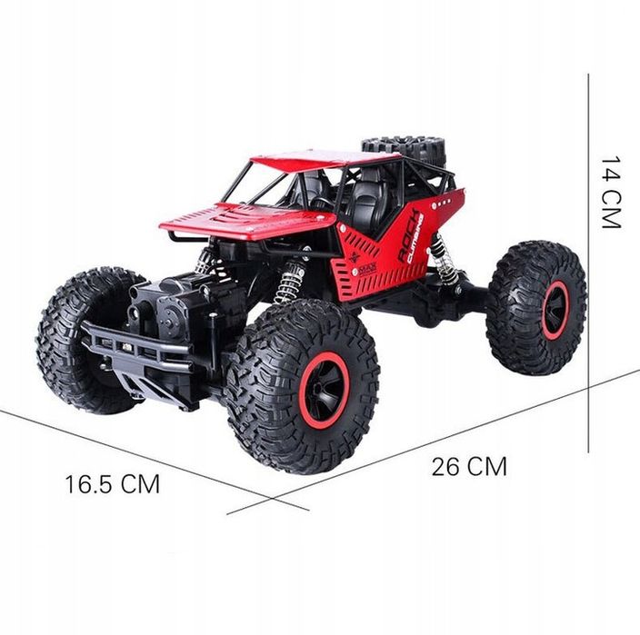 Samochód Samochodzik Zdalnie Sterowany Terenowy Rc Auto 4x4 Na Akumula