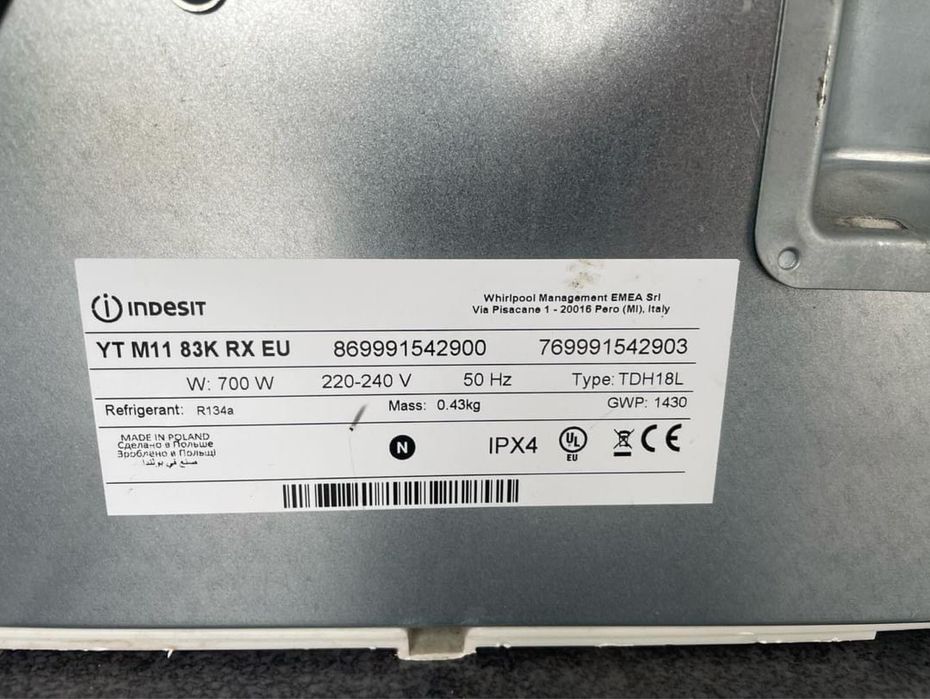 Máquina de secar Indesit 8kgs