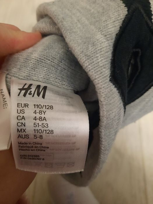 110/128 czapka zimowa batman chłopięca