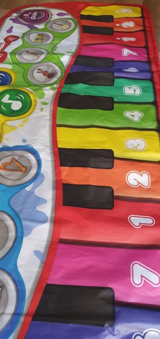 Mata muzyczna wiele instrumentów, 70x175 cm MEGA duża!