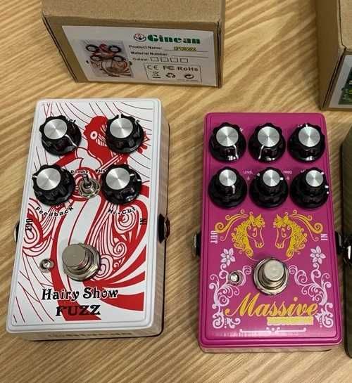 2 Pedais DOD clones (Fuzz, Distortion)