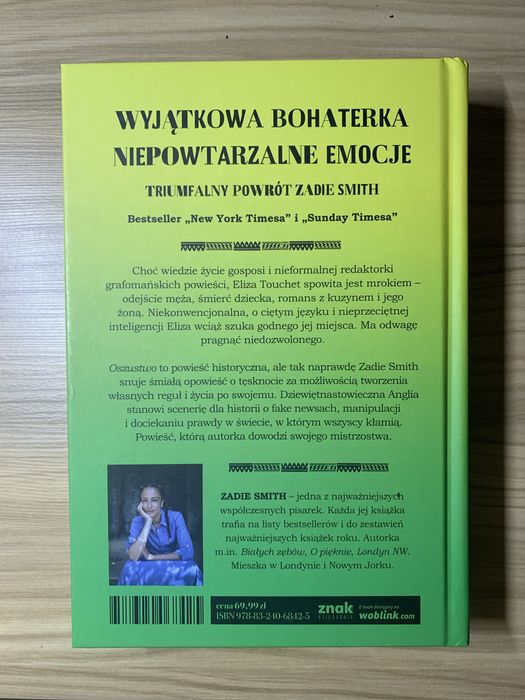 Zadie Smith oszustwo jak nowa