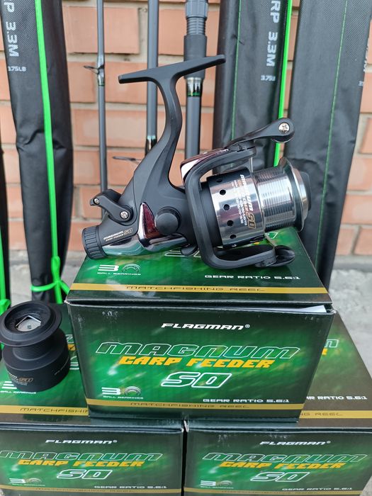 Карповий набір Revers CARP 3.30/3.60/3.90 m 3.75lb+Катушка Flagman Mag