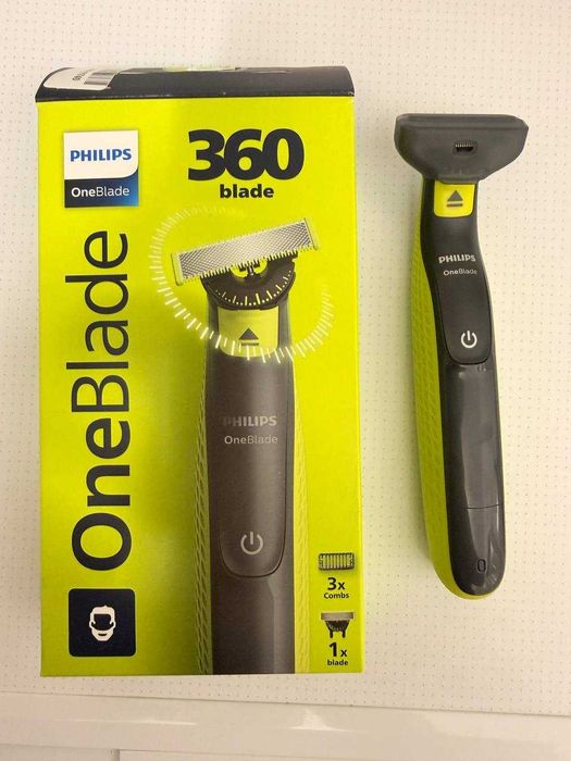 Триммер-бритва Philips OneBlade 360. Полный комплект.