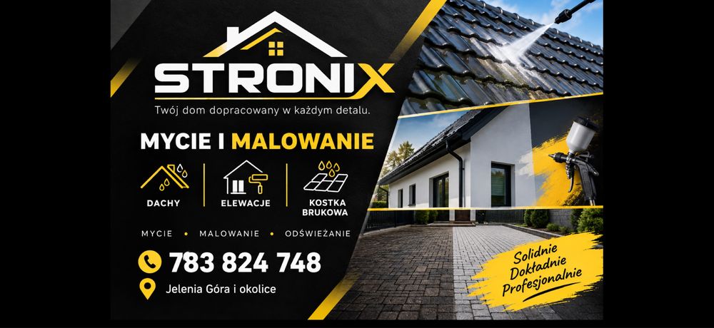 Mycie i malowanie Dachow