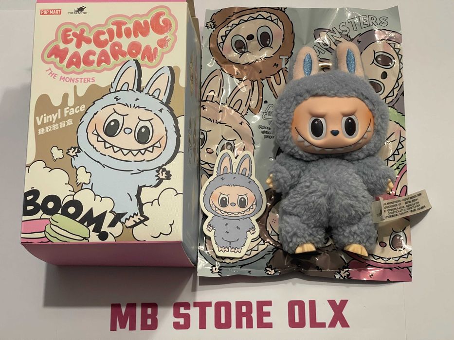 Labubu Niebieski Sea Salt Cocount Exciting Macarons The Monsters