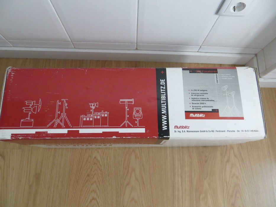 Kit Luzes Multiblitz 250W Profissional Lght Impecavel